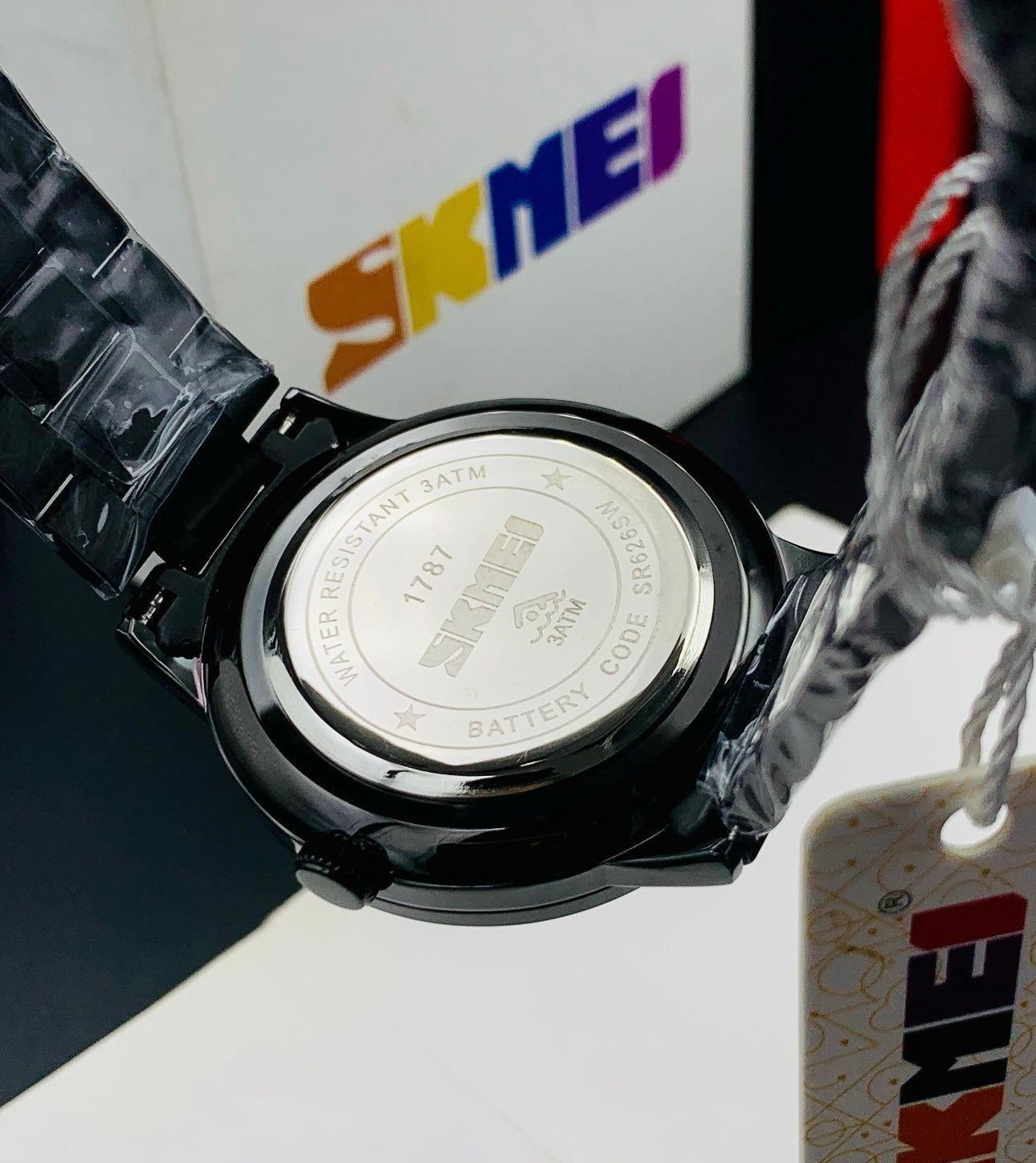 SKMEI Non-Rotating Alloy Wheel Watch – Premium Stainless Steel for Men